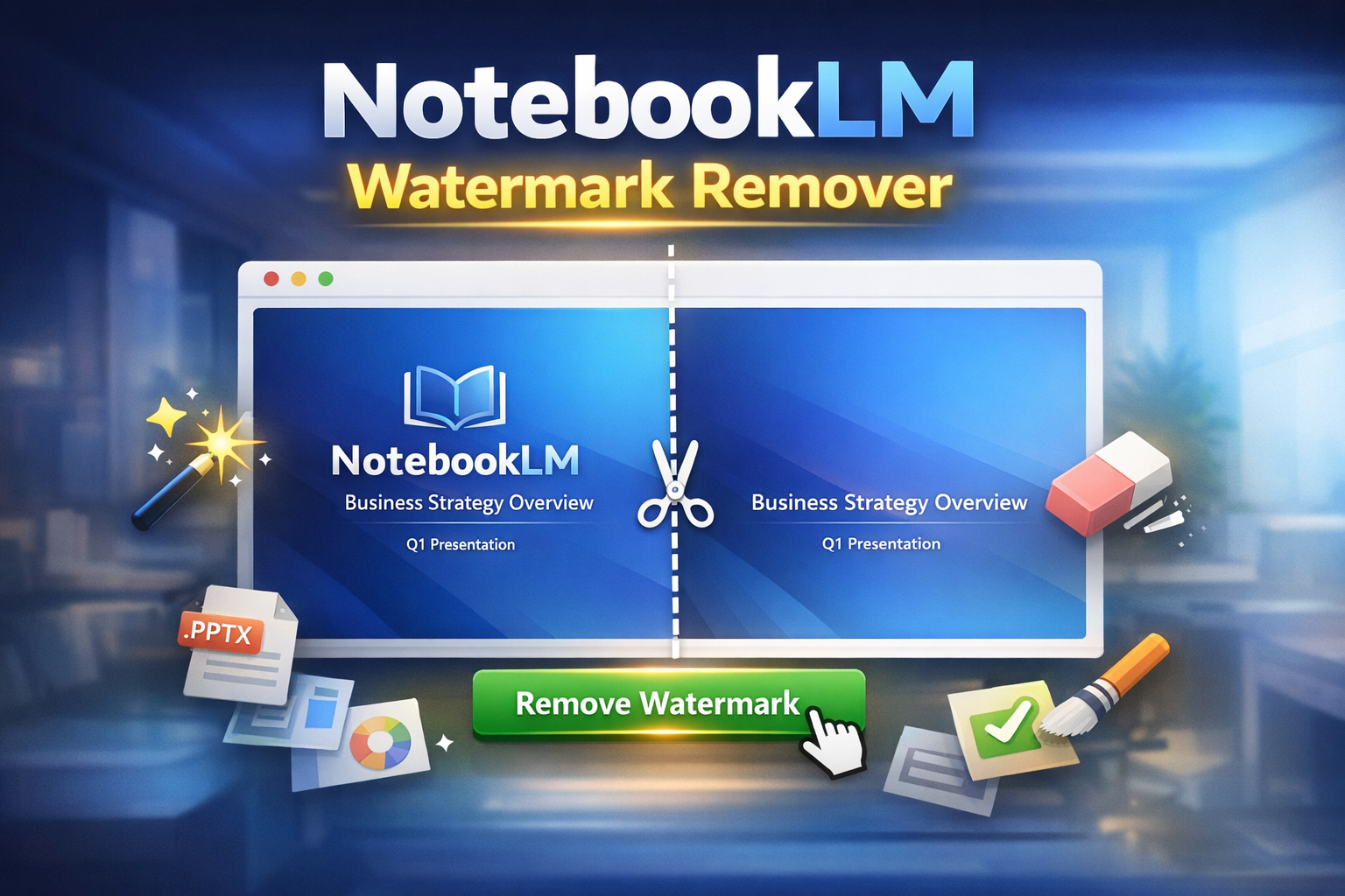 ลบลายน้ำ NotebookLM